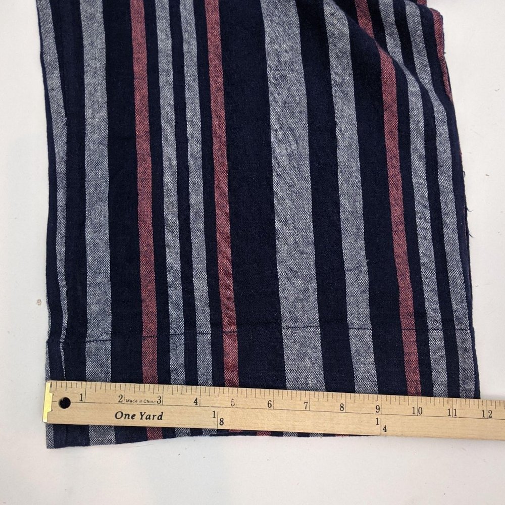 Splendid Linen Striped Jumpsuit NEW M Navy Pink NWT - Picture 12 of 12